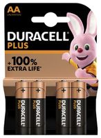 Duracell Plus 100 Wegwerpbatterij AA Alkaline - thumbnail