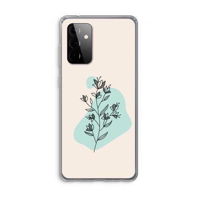 Violets are blue: Samsung Galaxy A72 Transparant Hoesje