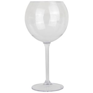 Gin tonic glazen/cocktailglazen - set 4x - transparant - onbreekbaar kunststof - 650 ml