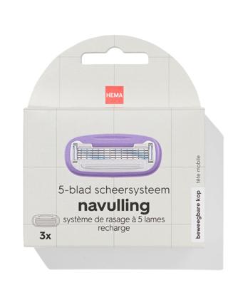HEMA 5-blad Scheersysteem Navullingen - 3 Stuks