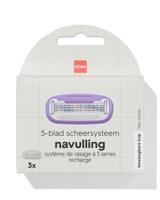 HEMA 5-blad Scheersysteem Navullingen - 3 Stuks