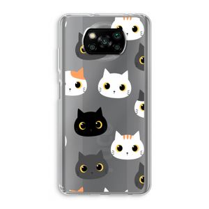 Katten: Xiaomi Poco X3 NFC Transparant Hoesje