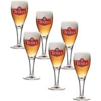 Texels bierglazen op voet - 30cl - 6 stuks - thumbnail