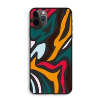 Colored Zebra: iPhone 11 Pro Max Biologisch afbreekbaar hoesje