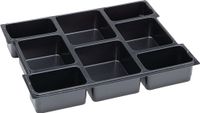 L-BOXX Verdeler voor kleine delen | B404xD312xH61 mm polystyreen | met 8 bakken | zwart | 1 stuk - 1000010125 1000010125 - thumbnail