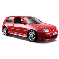 Modelauto Volkswagen Golf 4 R32 rood 1:24