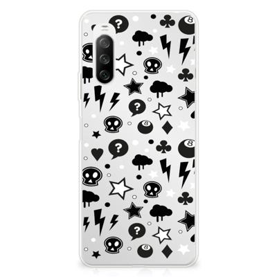 Silicone Back Case Sony Xperia 10 III Silver Punk