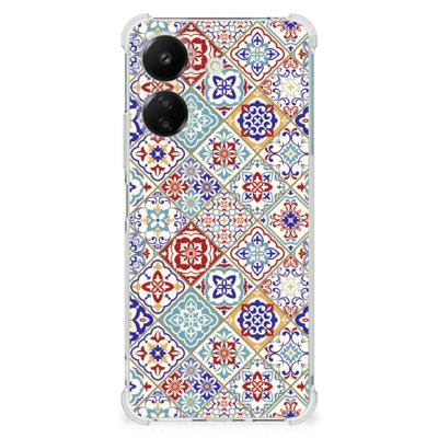 Xiaomi Redmi 13C 4G Anti-Shock Hoesje Tiles Color