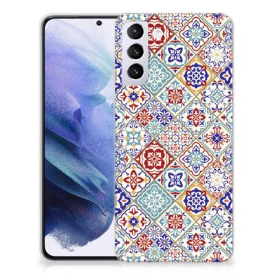 Samsung Galaxy S21 Plus | TPU | Siliconen hoesje | Tiles Color Samsung Galaxy S21 Plus | TPU | Siliconen hoesje | Tiles Color