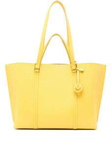 PINKO grand sac à main en cuir - Jaune