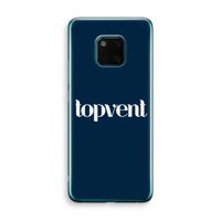 Topvent Navy: Huawei Mate 20 Pro Transparant Hoesje