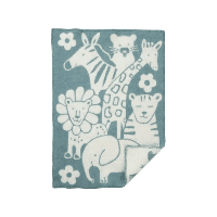 Klippan wiegdeken wol Picnic-Blauw