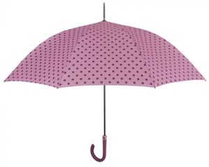 paraplu automatisch dames 112 cm microvezel roze