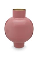 Pip Studio Metalen Vaas Roze 42cm