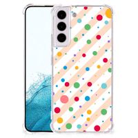 Samsung Galaxy S22 Plus Doorzichtige Silicone Hoesje Dots - thumbnail