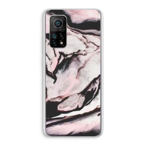 Roze stroom: Xiaomi Mi 10T 5G Transparant Hoesje