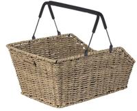 Fietsmand Basil Cento Rattan look Multi system 40 x 25 x 12 cm - seagrass