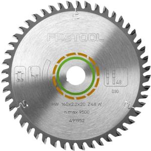 Festool Cirkelzaagblad voor Hout | Wood Fine Cut | Ø 160mm Asgat 20mm 48T - 491952