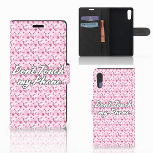 Sony Xperia XZ | Sony Xperia XZs Portemonnee Hoesje Flowers Pink DTMP