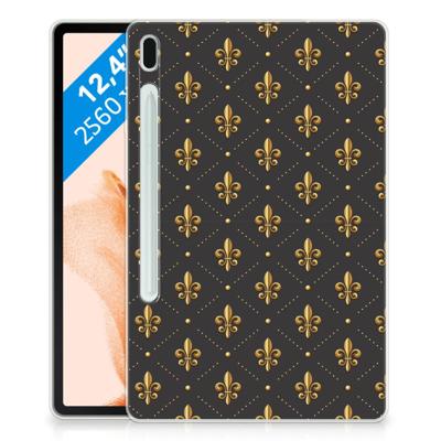 Samsung Galaxy Tab S7FE Hippe Hoes Franse Lelie