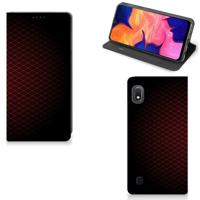 Samsung Galaxy A10 | Hoesje met Magneet | Geruit Rood