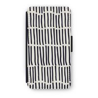 Moroccan stripes: iPhone X Flip Hoesje