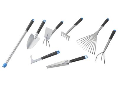 HI Tuingereedschapsset - 8 delig - Metaal