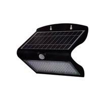 V-TAC VT-767-7-B Zwarte Solar Wandlampen - IP65 - 8W - 850 Lumen - 4000K