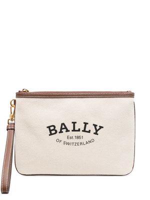 Bally pochette Certhe à logo imprimé - Tons neutres