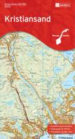 Wandelkaart - Topografische kaart 10002 Norge Serien Kristiansand | Nordeca Wandelkaart - Topografische kaart 10002 Norge Serien Kristiansand | Nordeca