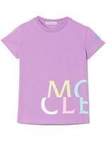 Moncler Enfant t-shirt à logo imprimé - Violet - thumbnail