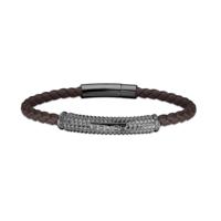 Police PEAGB2214903 Leer 19 cm Heren armband