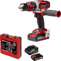 Einhell Power X-Change TE-CD 18/48 Li-i (2x2,0Ah) Accu-klopboor/schroefmachine 2 snelheden Incl. 2 accus, Incl. koffer
