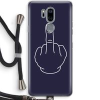 F**k U: LG G7 Thinq Transparant Hoesje met koord