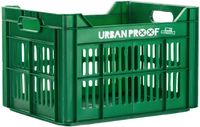 UrbanProof Fietskrat recycled 30 liter polypropyleen donkergroen