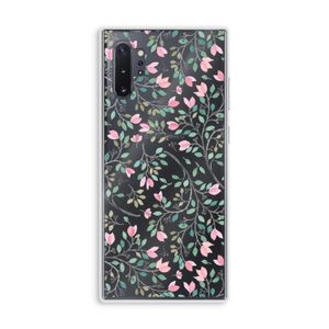 Sierlijke bloemen: Samsung Galaxy Note 10 Plus Transparant Hoesje