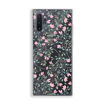 Sierlijke bloemen: Samsung Galaxy Note 10 Plus Transparant Hoesje