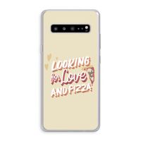 Pizza is the answer: Samsung Galaxy S10 5G Transparant Hoesje