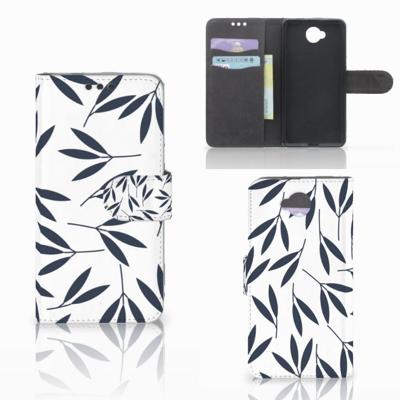 Microsoft Lumia 650 Hoesje Leaves Blue