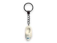 Nijntje sleutelhanger klomp 4cm wit/blau