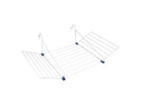 Tomado metaltex hangdroogrek tilburg 12m zilvergrijs