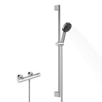 Hansgrohe Pulsify Select S Douchesysteem 105 3jet Relaxation EcoSmart met Ecostat Fine en glijstang 90 cm, chroom