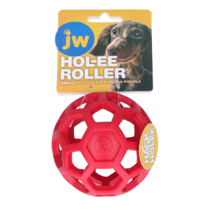 JW HOL-EE ROLLER S 9 cm Red