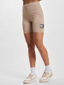 Couture Club Graphic Label Detail Cycling Korte Broek Dames Beige - Maat XXS - Kleur: Zwart | Soccerfanshop