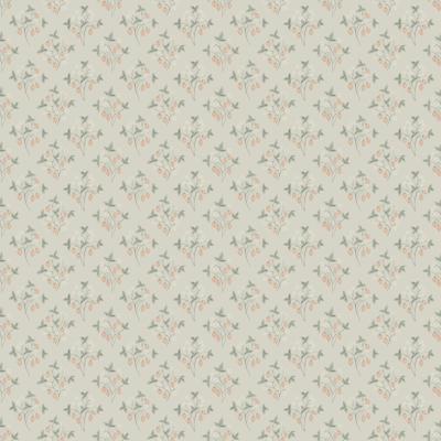Dutch Wallcoverings Rosenlycka - Strawberries Neutral - Groen/Rood/Wit
