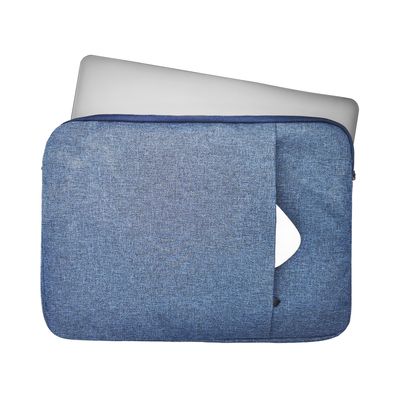 Lunso - Stijlvolle zachte neopreen sleeve hoes 13 inch - Lichtblauw