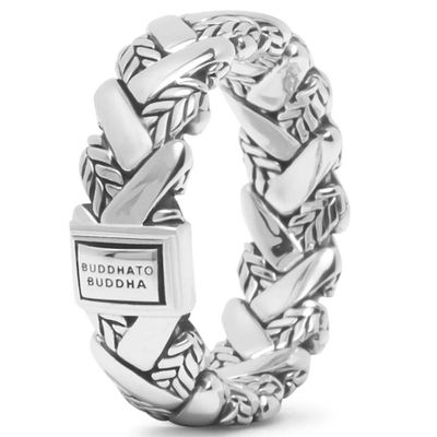 Buddha to Buddha 617 Ring George Texture zilver 6,5 mm