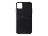 Senza Senza Pure Leather Cover with Card Slot Apple iPhone 11 Deep Black