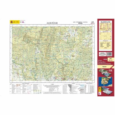 Topografische kaart 249 MT50 Alquézar | CNIG - Instituto Geográfico Nacional1