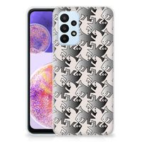 Samsung Galaxy A23 TPU Hoesje Salamander Grey - thumbnail